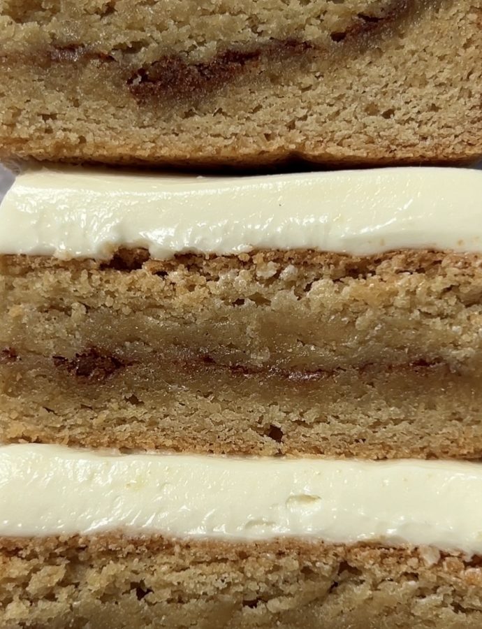 Iced Cinnamon Roll Bars