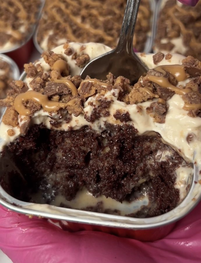 Reese’s Chocolate Peanut Butter Tres Leches Cake