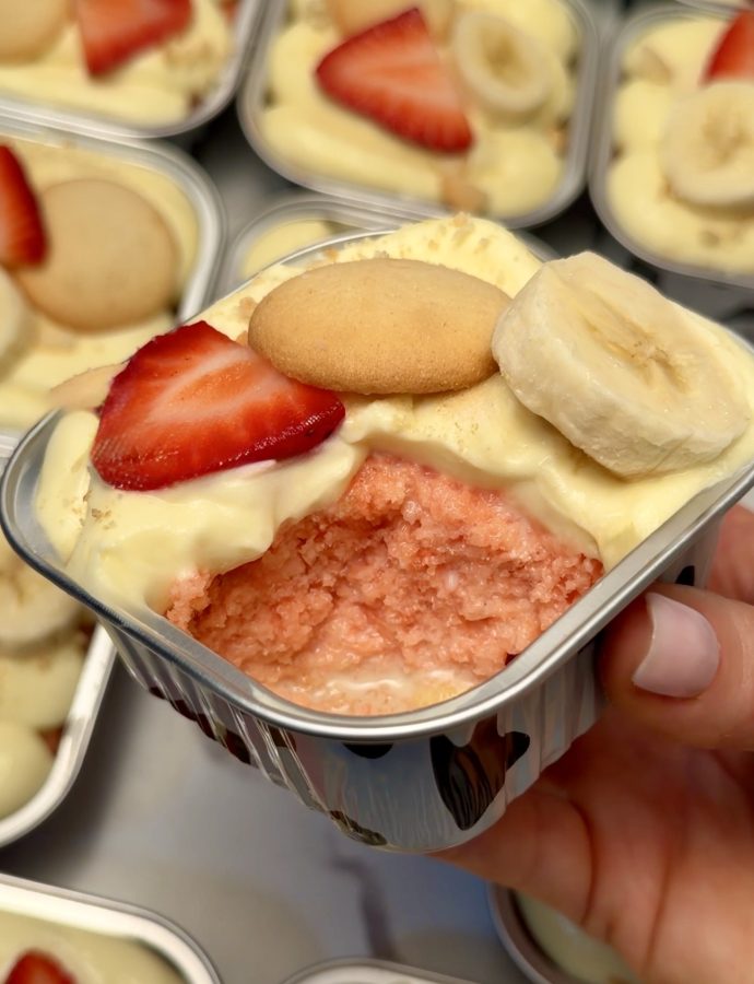 Strawberry Banana Pudding Tres Leches