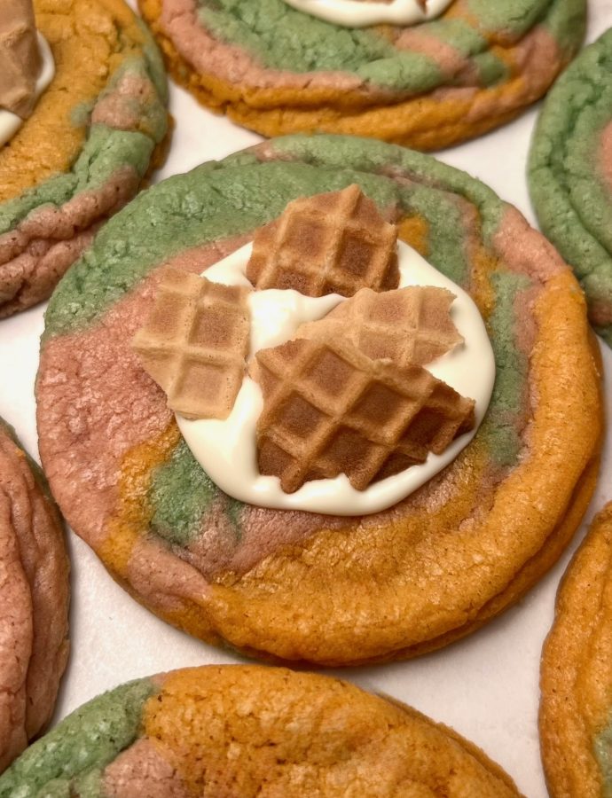 Rainbow Sherbert Cookies